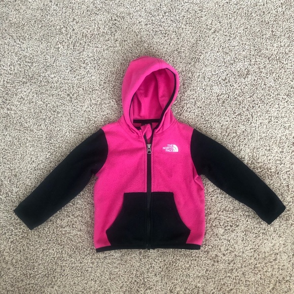 baby girl north face fleece jacket